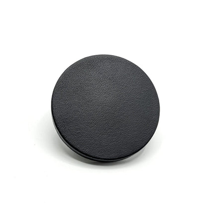 BEVERLY SMART Rings Noir mat / Ronde / Petite Bagues contemporaines en cuir