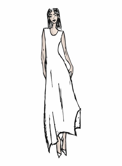 BEVERLY SMART robe FLARE, robe simple en forme trapèze