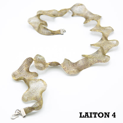 BEVERLY SMART Sautoirs Collier diaphane en filet tricoté